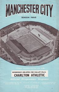Manchester City v Charlton 1964/65